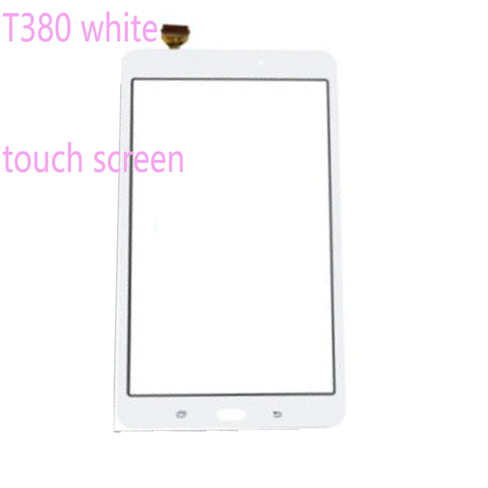 Novo t385 touchscreen para samsung galaxy tab a 8.0 SM-T380 t380 painel da tela de toque t385 digitador sensor vidro frontal não lcd