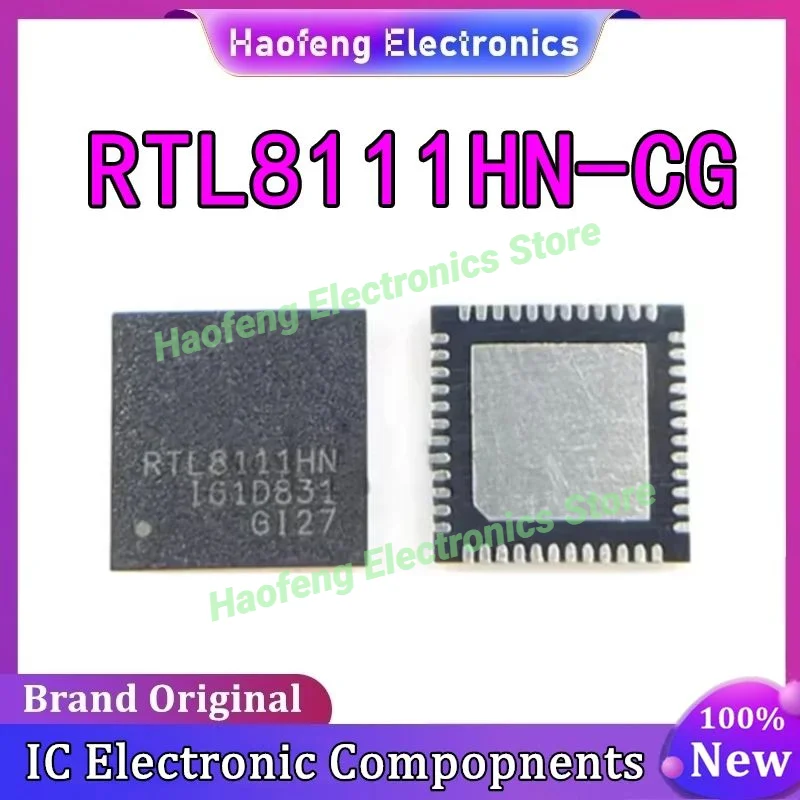 5piece/LOT 100% New RTL8111HN-CG RTL8111HN QFN-48 Chipset