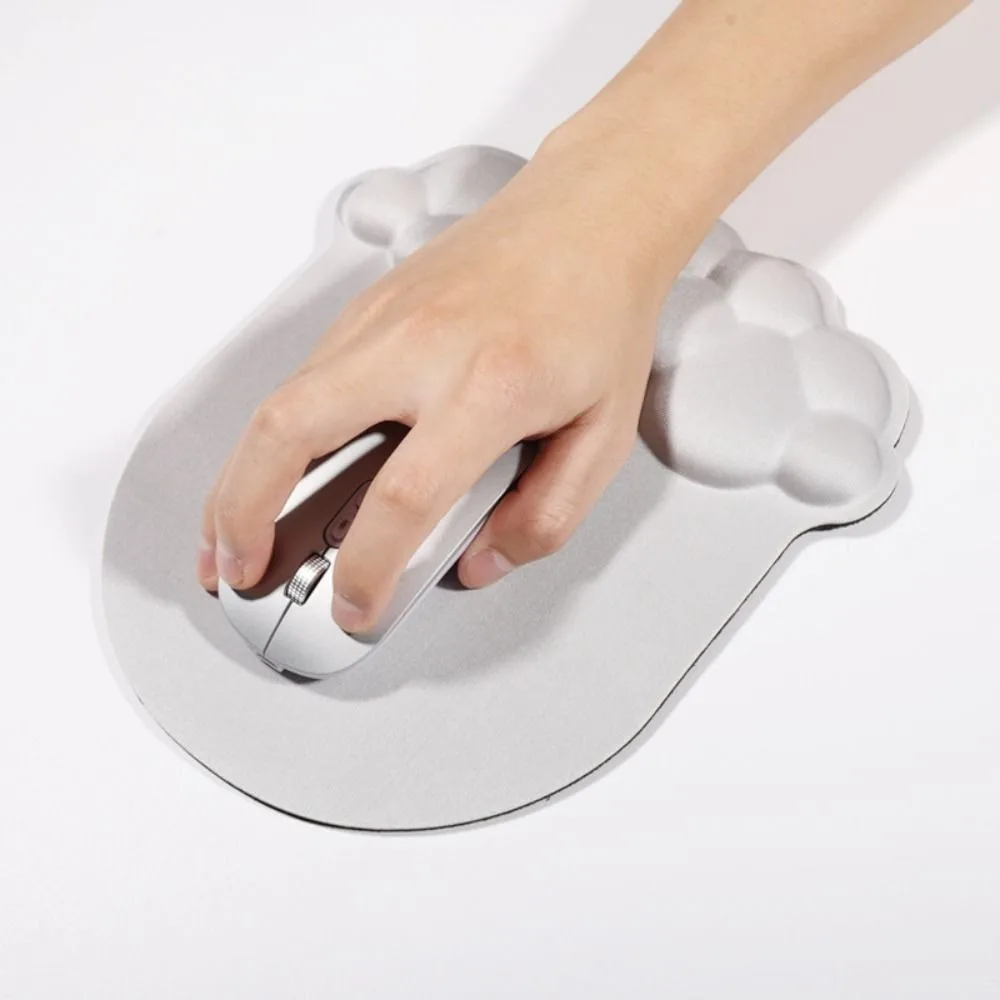 New Non-Slip Wrist Rest Mouse Mat Memory Foam Ergonomic Office Mouse Pad Rubber Durable Mouse Wrist Rest Relieve Wrist Fatigue