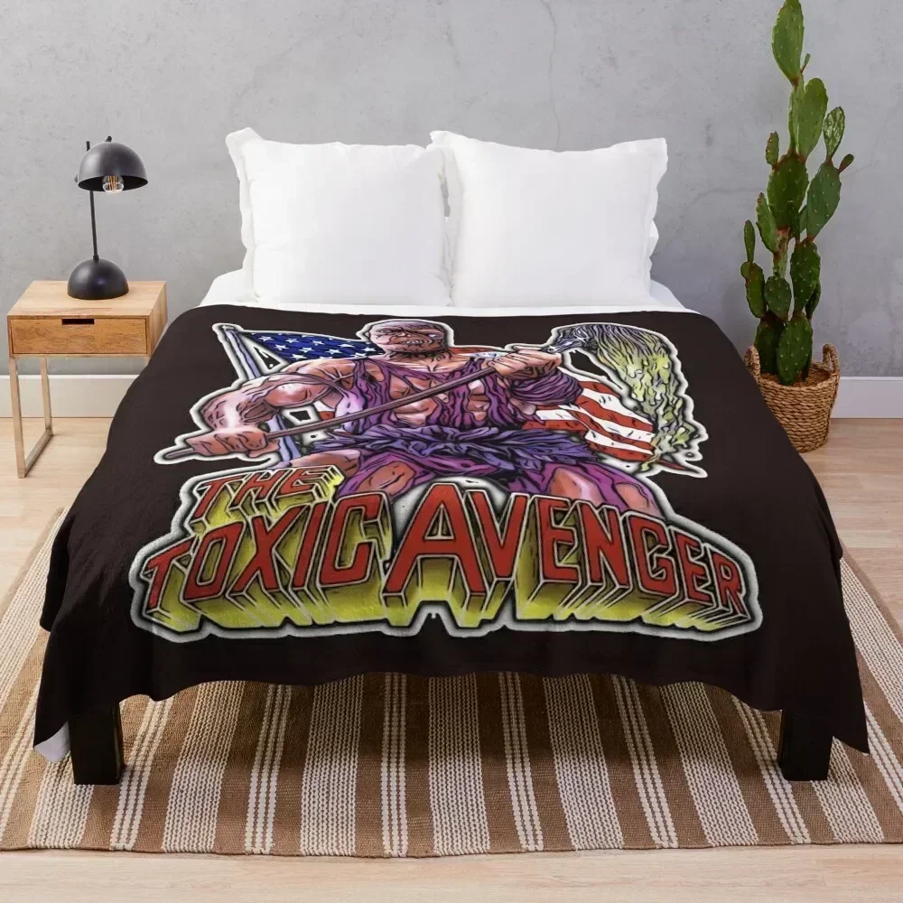 

The Toxic Avenger Classic T-Shirt Throw Blanket Faux Fur Soft Warm Blanket for Bed