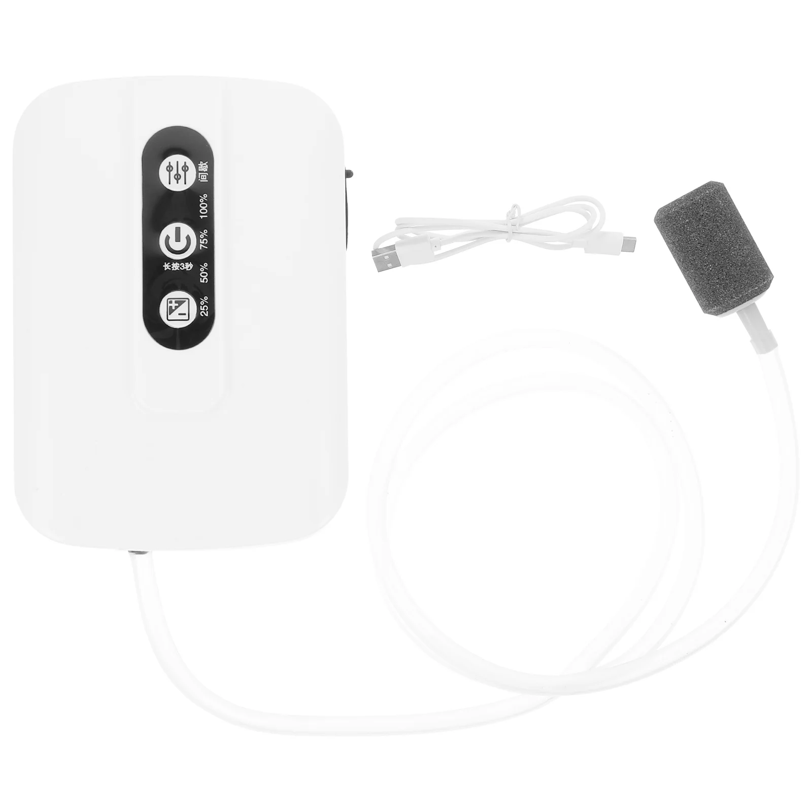 

1Set USB Aquarium Air Pump Fish Tank Oxygen Bubbler Silent Running Mini Aerator for Home Office Low Noise High Performance