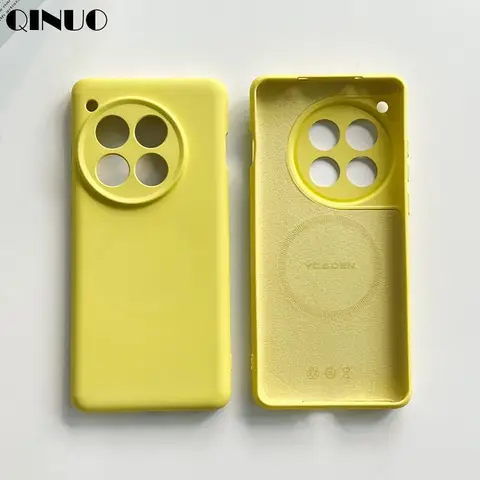 Magnetic Liquid Silicone Phone Case For Oneplus 13 12 One Plus 1+13 12 Shockproof Wireless Charge For Magsafe Soft Cover Bumper