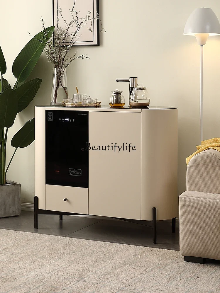 

04Light luxury modern high-end sense integrated cabinet water dispenser living room home automatic high-end intelligent