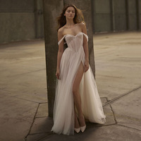 Eightree Elegant A-Line Wedding Dresses 2025 Sweetheart Side Slit Tulle Bridal Dress Princess Wedding Ball Prom Gowns Customized