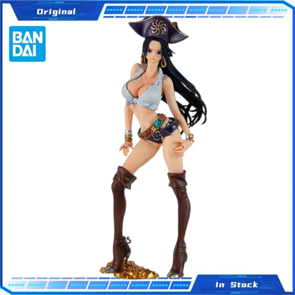 

В наличии Оригинальная фигурка BANDAI Banpresto One Piece Boa Hancock, коллекционная модель, подлинное украшение для рабочего стола, кукла, игрушка, подарок