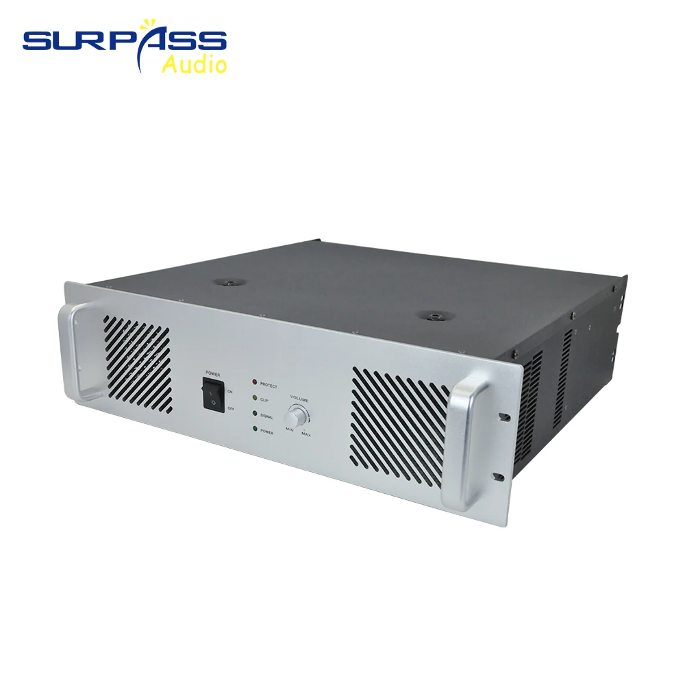 1500W Audio Stereo Amplifier Single Zone 100V/70V 4-16 Ohm Pa System Professional Audio Power Amplifier