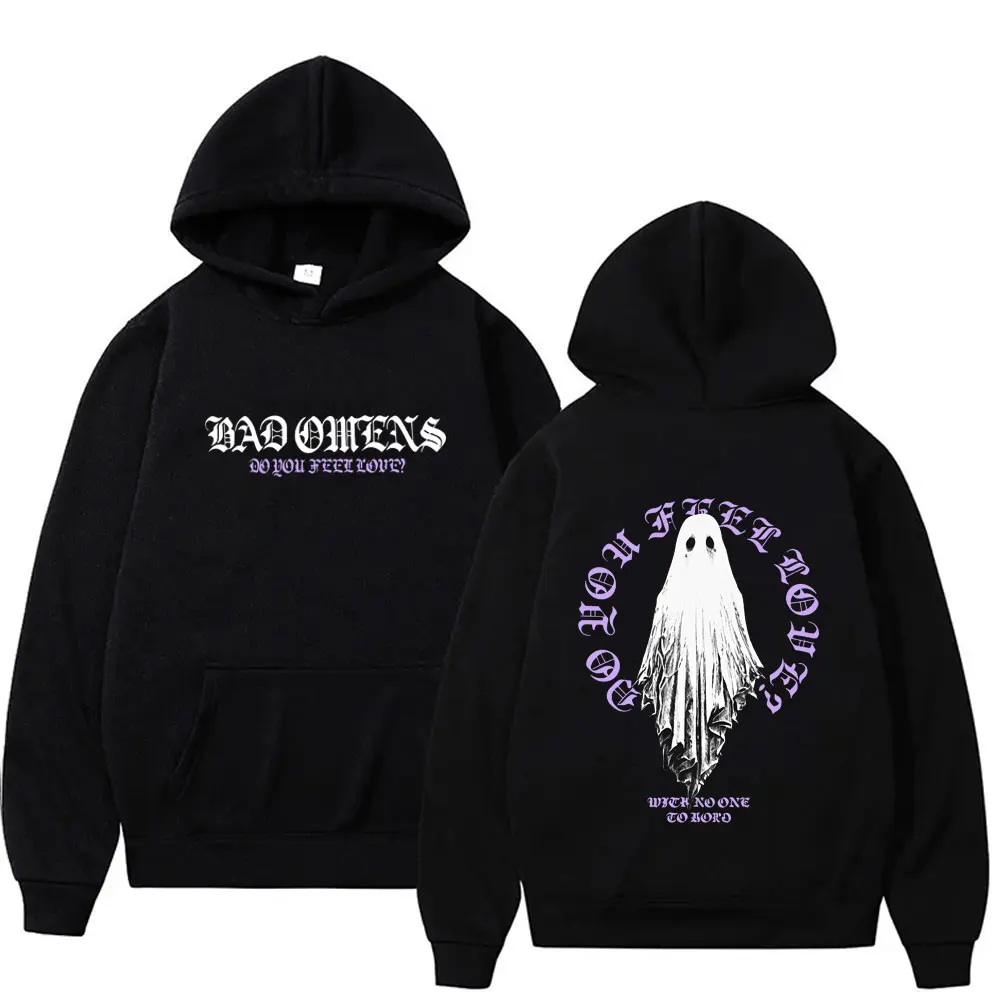 

Bad Omens Do You Feel Love Tour 2026 Hoodie Men Women Retro Rock Gothic Style Hooded Sweatshirt Male Fashion Oversized Hoodies