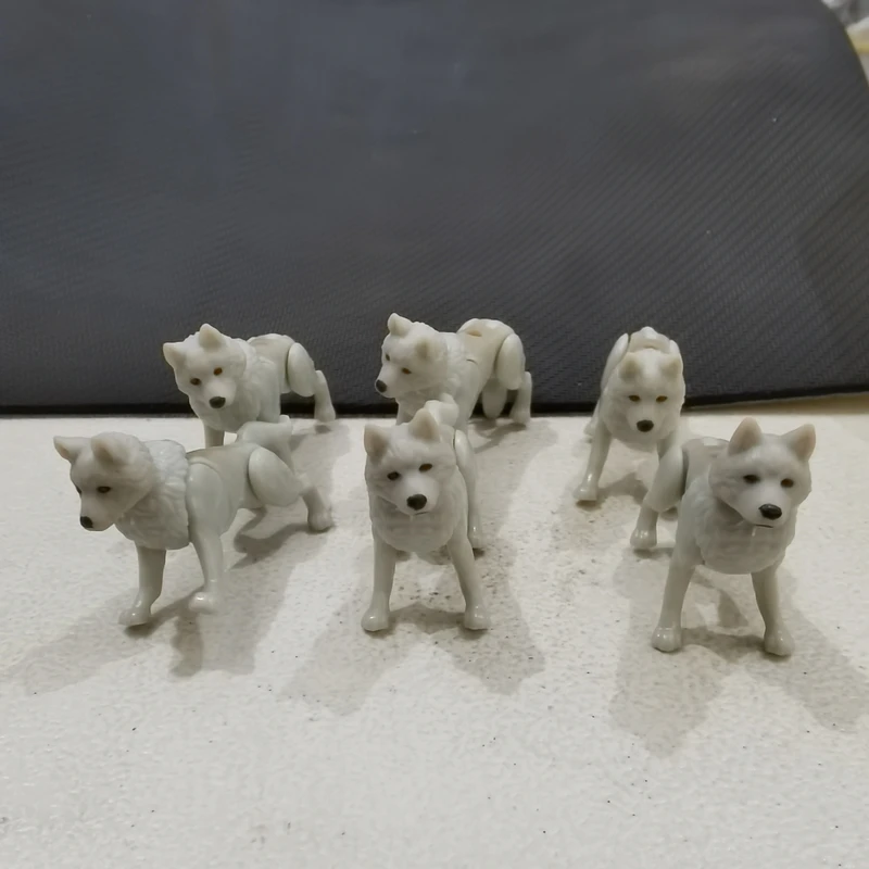 

mega bloks 6 Ghost wolf figures toy DIY