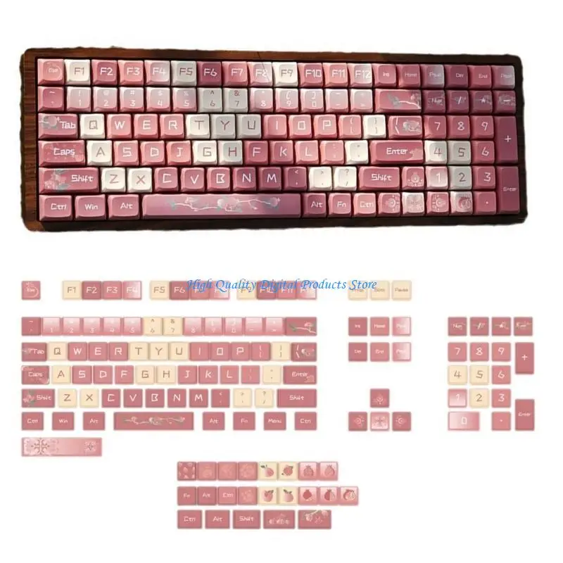 

U2JE 127 Keys Keycaps XDA Profile PBT Keyboard Keycap Full Set Dye Sublimation Keycap