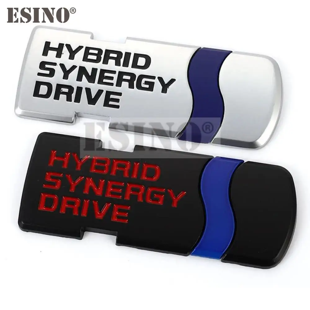 Hybrid Synergy Drive Car  Adhesive Sticker Badge Decal Zinc Alloy Fender Trunk Tailgate Emblem For Toyota Corolla RAV4 Camry