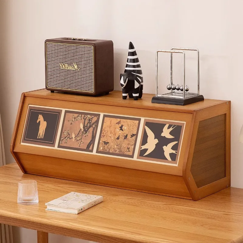 Desktop Bookshelf Organizer for Desk, Small Book Rack and Storage Shelf for Kids Students, Simple Window Sill Cabinet