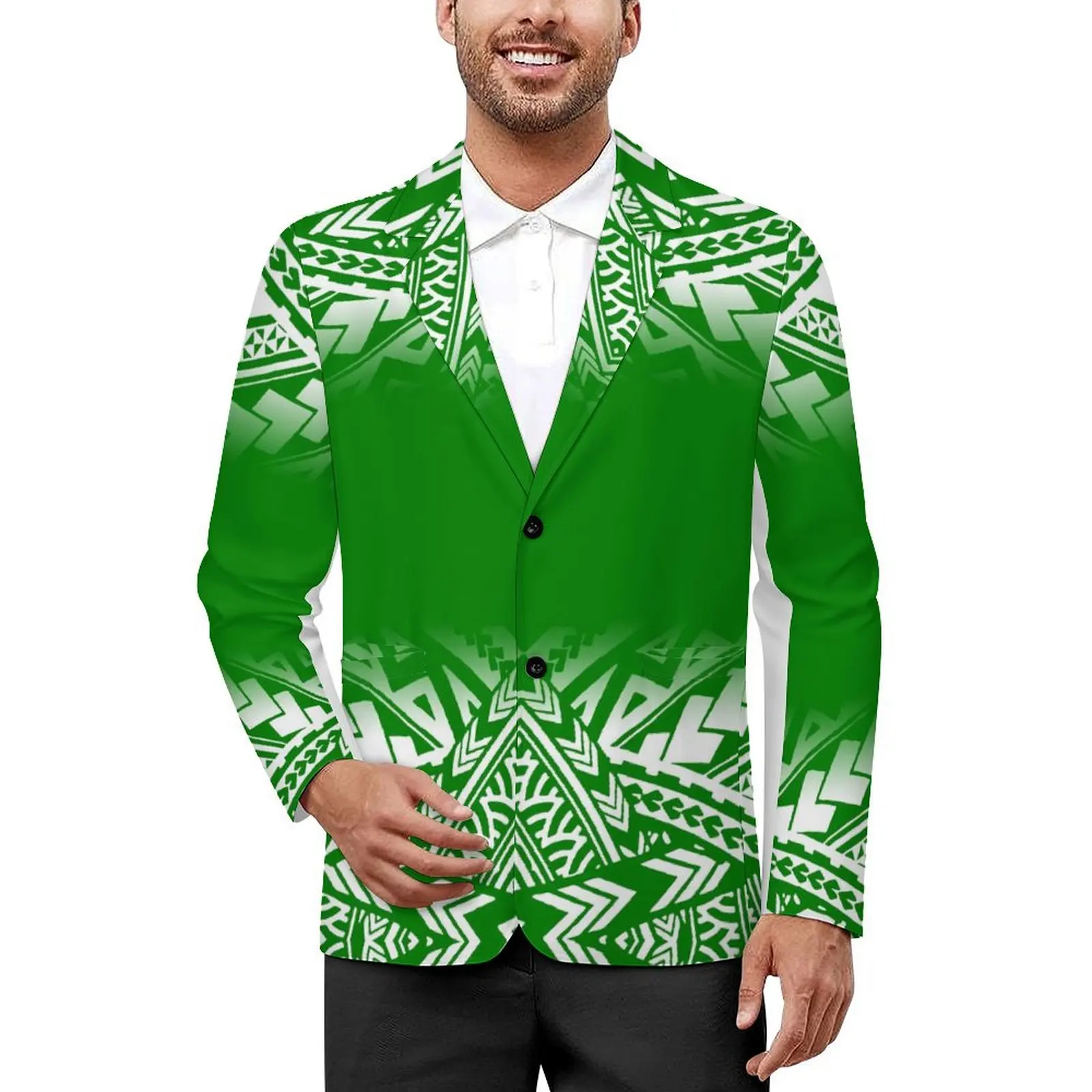 Factory Custom Father\'S Day Gift Polynesian  Clothing  Samoan Tribal Slim Fit Men\'S Suits Casual Blazers For Men