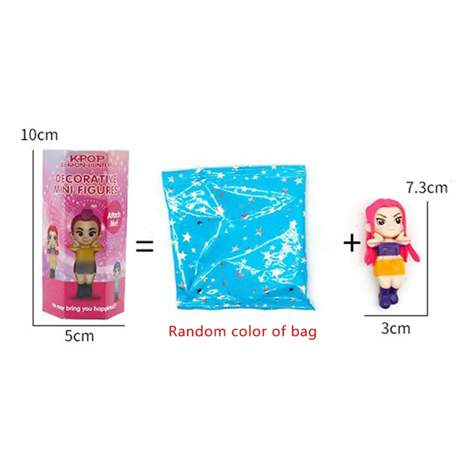 Neue Serie von K-Pop-Dämonenjägern, Blindbox Derpys Tiger Rumi Look Zoey Sussy, Mini-Dekorationsmodell, Mädchengeschenk. Blindboxen