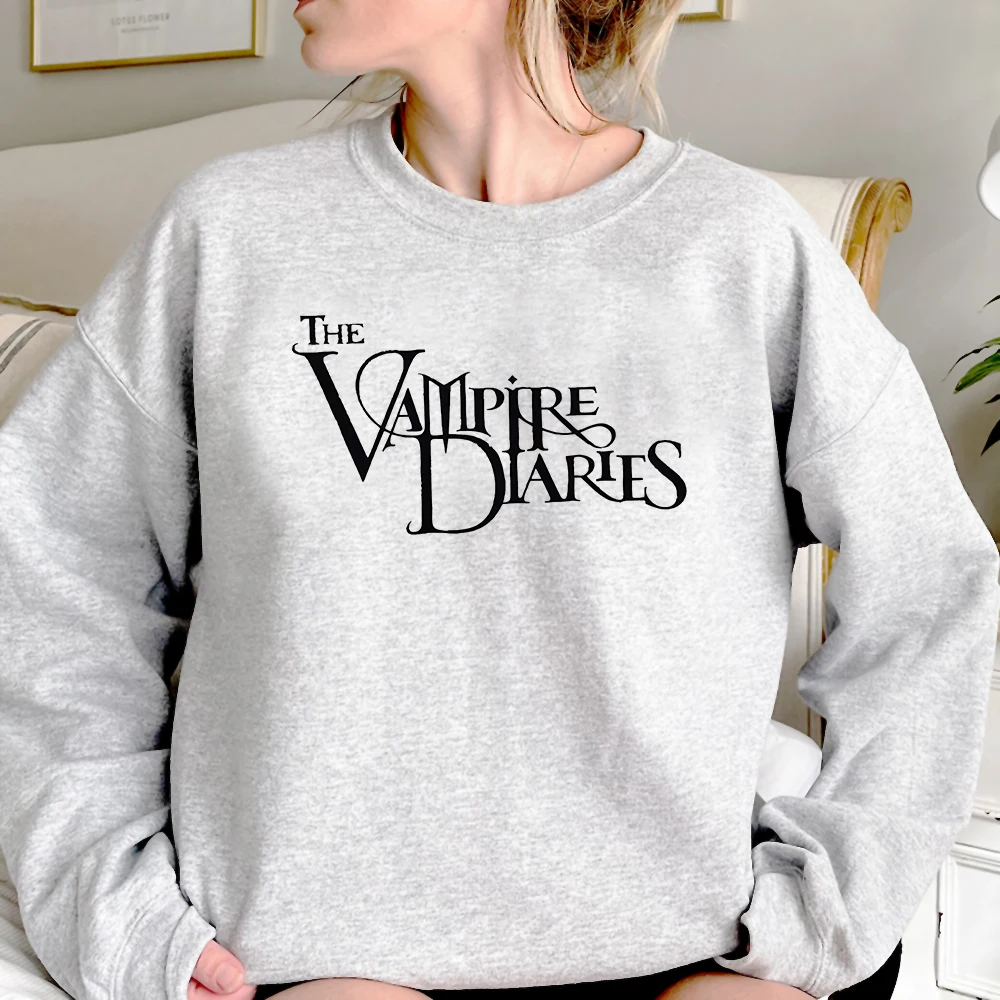 the Vampire Diaries hoodie harajuku Y2K designer graphic comfortable women sweatshirts hoddie Japanese youthful