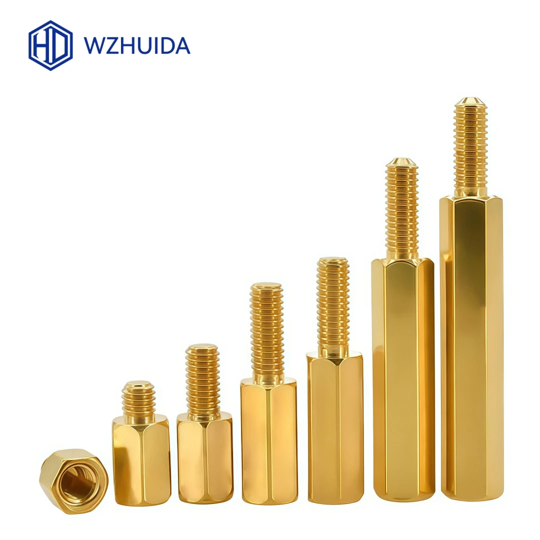 

10 шт. M2 M2.5 M3 M4 M5 M6 шестигранные латунные дистанционные винты с резьбой, опора для печатной платы компьютера, материнская плата ПК, проставка