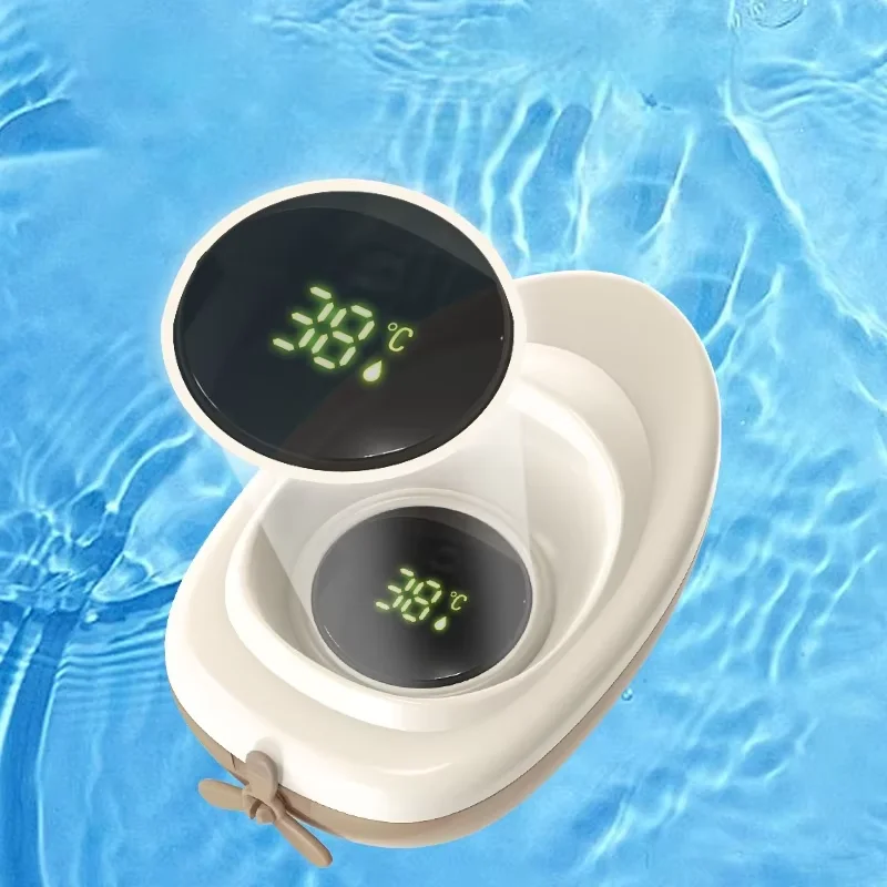 Little Boat Baby Water Temperature Gauge, Button Cell Child/Baby Bath Digital Temperature Gauge - Home Use