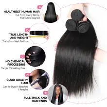 Brazilian Straight Hair Extensions 28-32 Inch #5