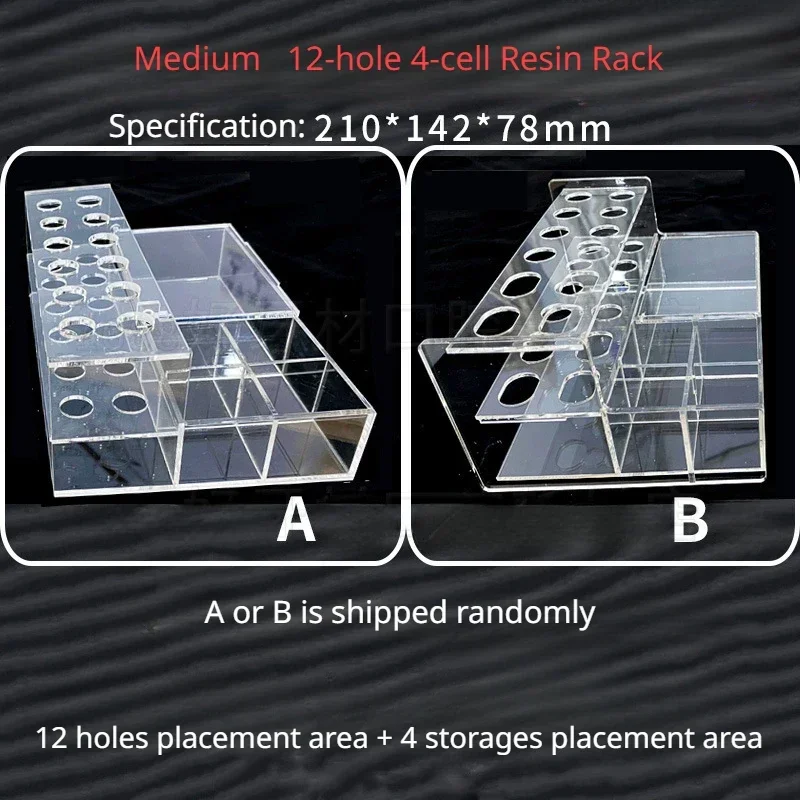 

1PC Multi-functional Transparent Placement Box Dental Acrylic Storage Rack Oral Material Dentistry Tool Aesthetic Clinic Supply