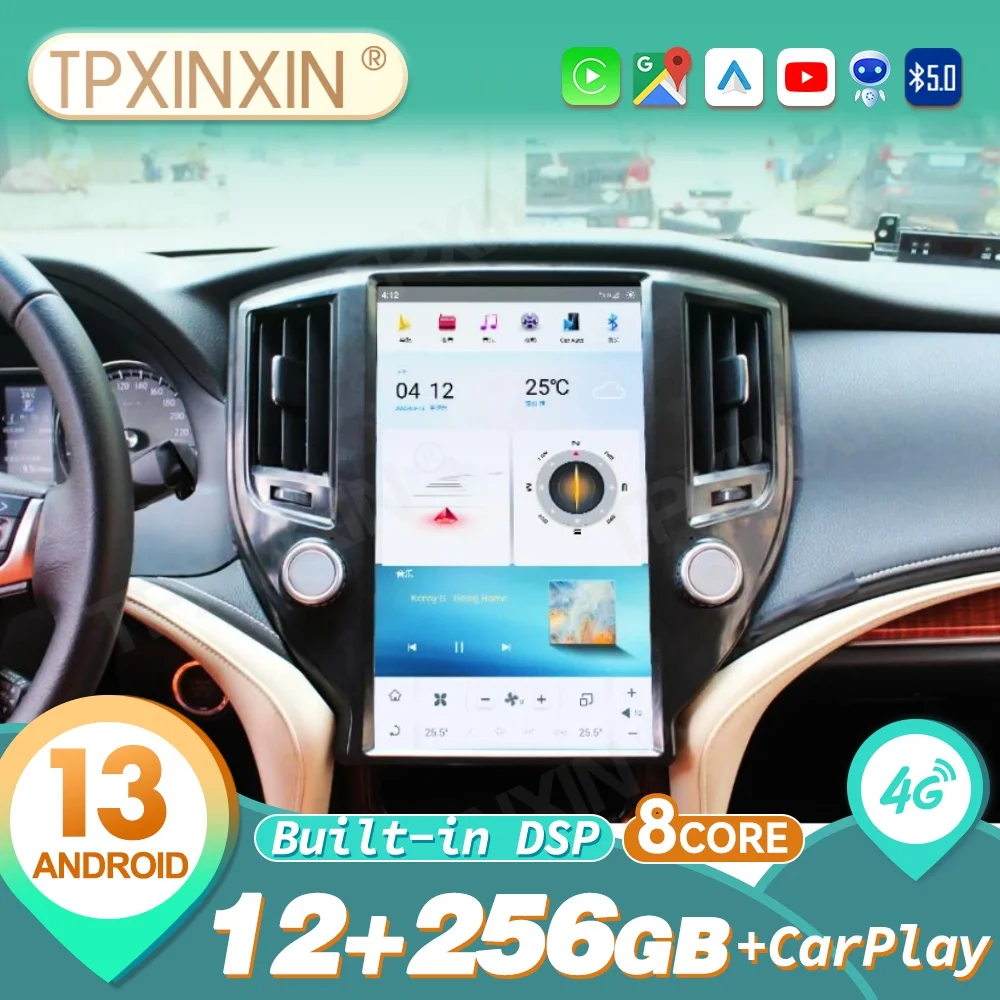 

13.6”For Toyota Crown 2015 2016 2017 2018 Android Auto Carplay Car Radio Automotive Multimedia Stereo Player GPS Navi Head Unit