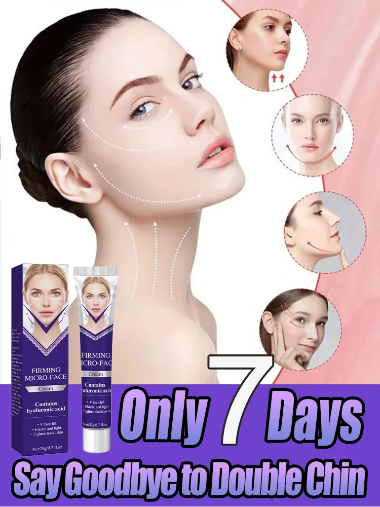 V Shape Cream Removal Double Chin Firming Tighten Mandibular line Masseter Face Muscle Fat Burning Cream