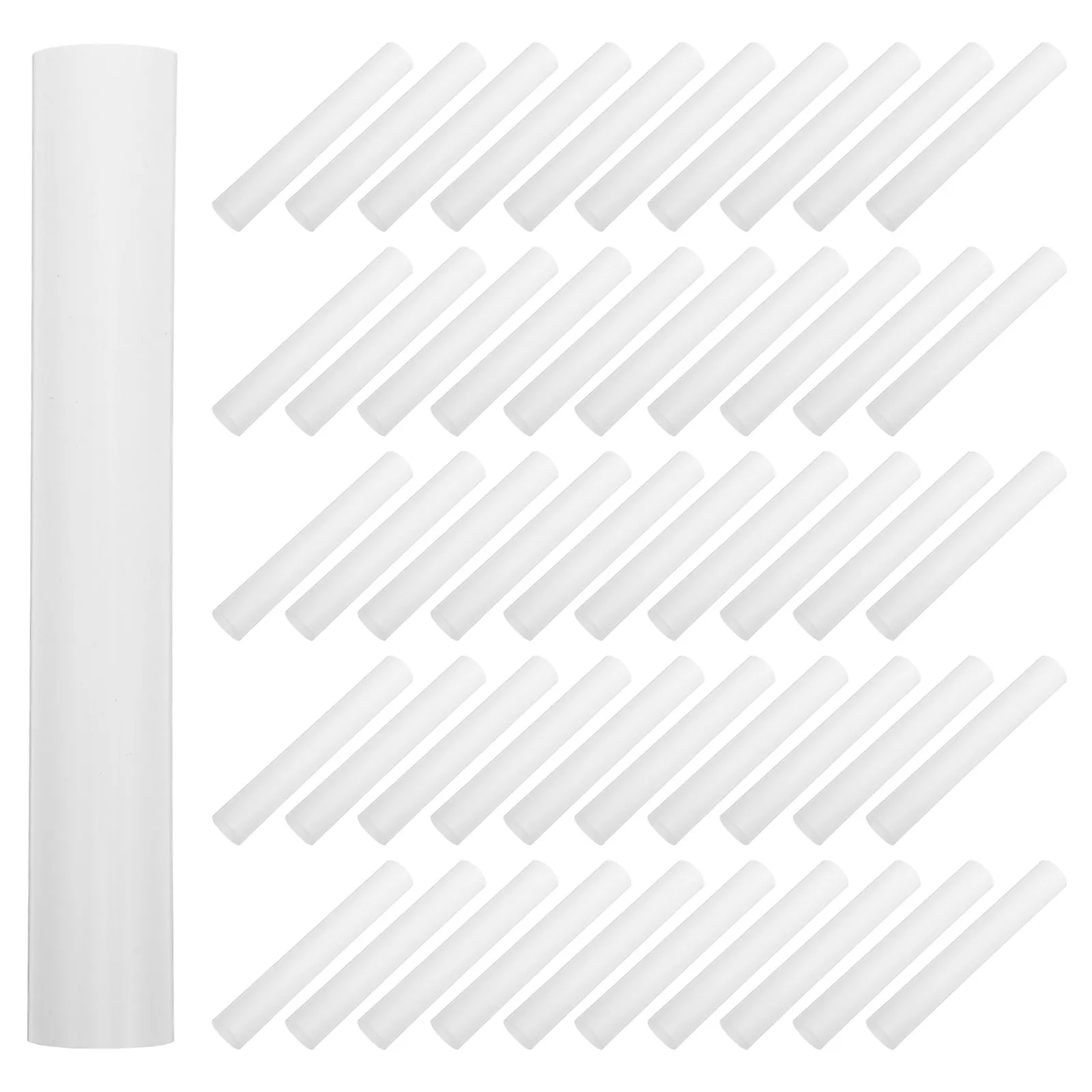 100 Pcs Lithium Battery Sleeve Tube For Battery Protections Battery Casing Abs Wrap Film Outer Packaging Protective Holder Tube