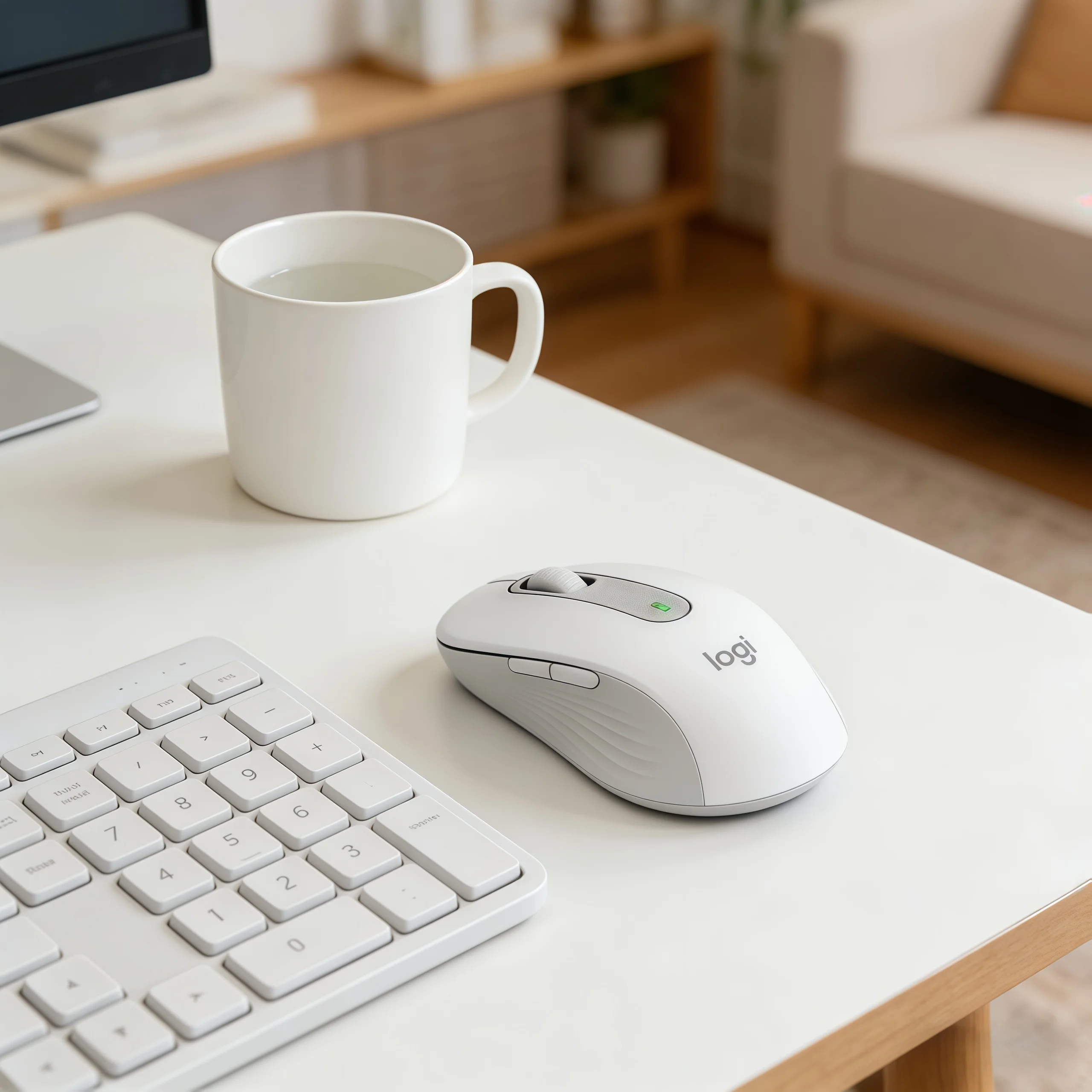 Logitech M650 L Wireless Mouse, 90% Noise Reduction, 400-4000 DPI, Dual Connectivity, for Windows Mac ChromeOS Laptop Tablet PC