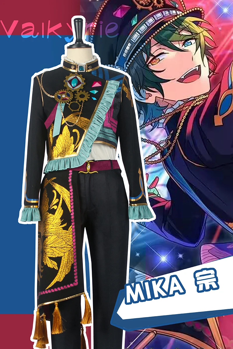 COS-KiKi فرقة نجوم 2 فالكيري كاجيهيرا ميكا/إيتسوكي شو بدلة ألعاب أزياء تنكرية زي رائع لحفلات الهالوين