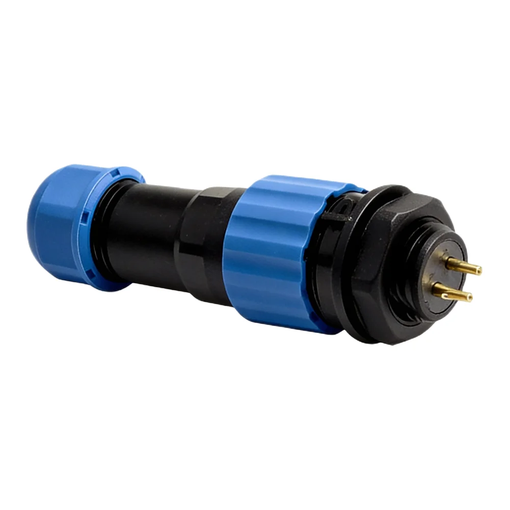 IP68 Waterproof SP16 Panel Socket Circular Connector with 2 to 9 Pins for Reliable Electrical Connections in Harsh Environments