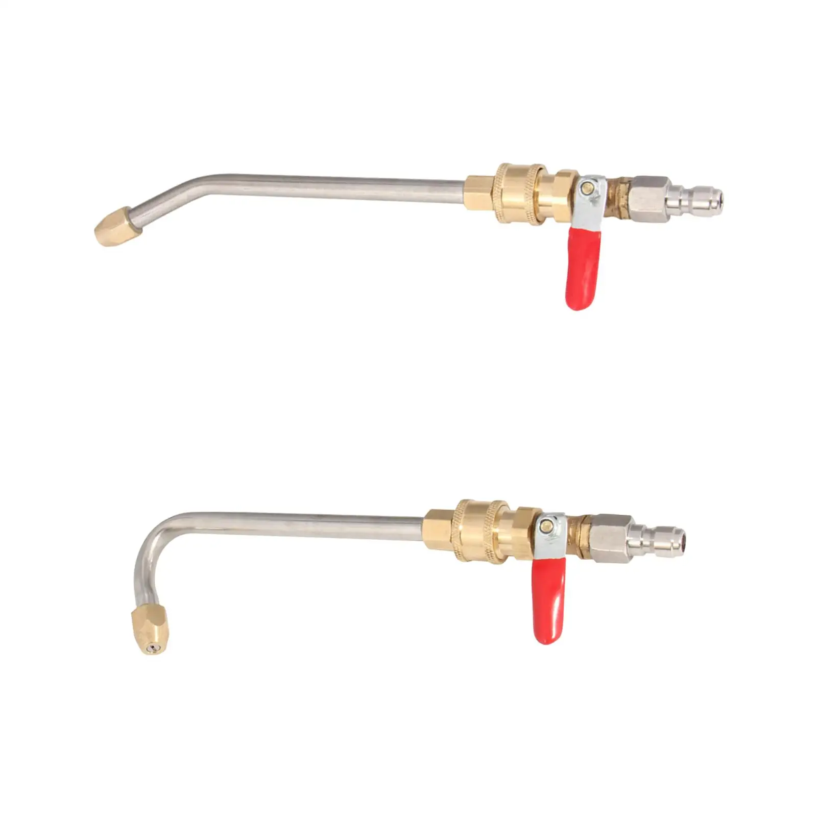 Pressure Washer Hose Adapter Curved Rod Easy Install Valve Fitting for Driveway Patio and Car Cleaning