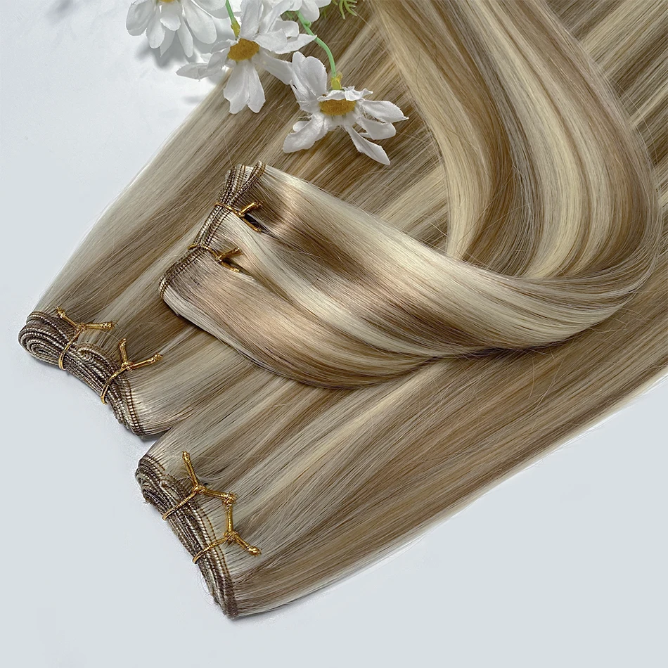 لحمة مزدوجة الروسية ريمي شعر بشري حقيقي نسج لحمة ملحقات كامل الرأس 100 جرام آلة لحمة 100% حزمة سميكة أومبير الشعر البرازيلي