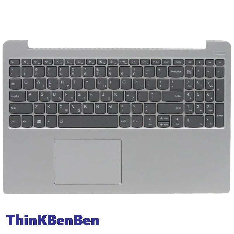 GR Greek Platinum Grey Keyboard Upper Case Palmrest Shell Cover For Lenovo Ideapad 330S 15 15IKB 15AST 15ARR 5CB0R07323