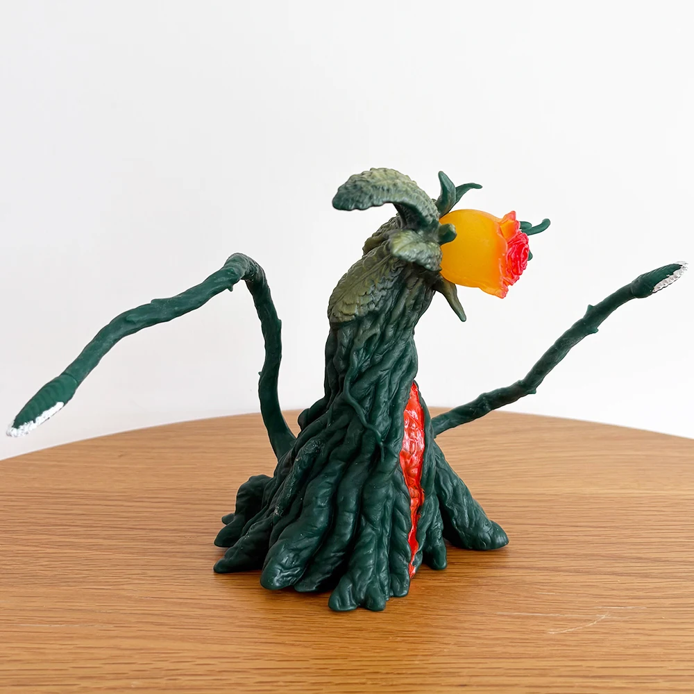 14CM Anime Biollante PVC figura de acción flor forma de bestia Godzilla hoja podrida monstruo niño juguete móvil conjunto