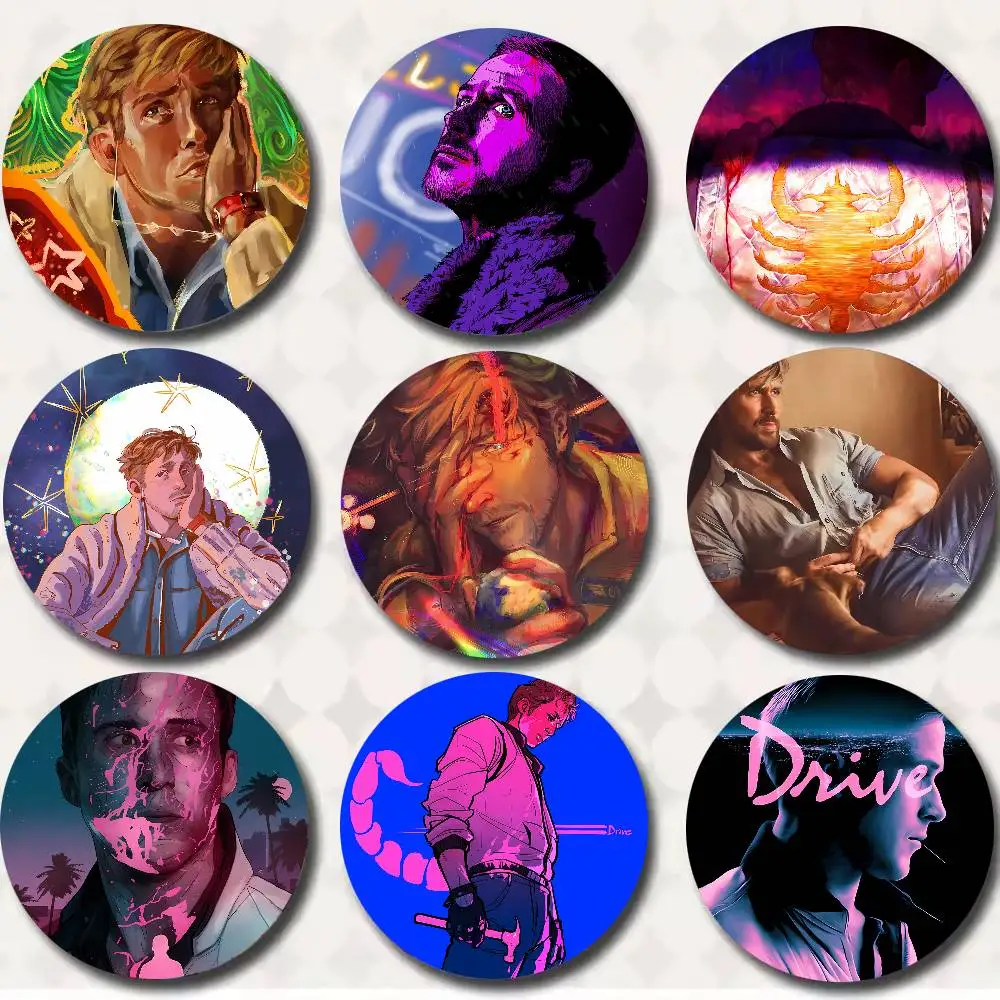 Popular Hot Cool R-Ryan G-GoslingS Project Pins Cool Movie Badge Handmade Brooches for Backpack Accessories