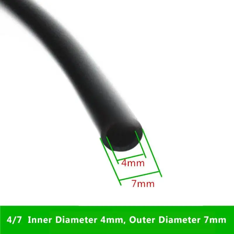 10M Hose Garden Micro Irrigation Pipe 4/7mm Used In Gardening Lawn Sprinkler Canopy Assembly Home Drip Watering Sprinkling Tube
