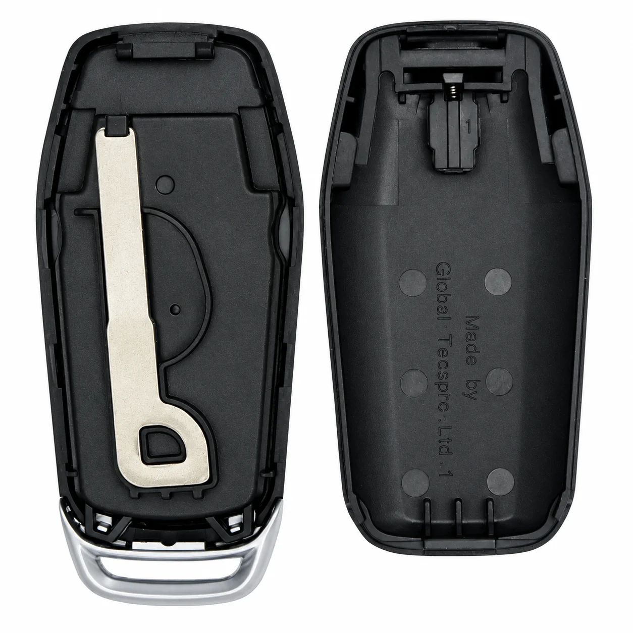 M3N-A2C31243300 5 Button Replacement Smart Key Fob Shell for Ford Edge Explorer Fusion Mustang Lincoln MKC MKX MKZ 2013-2018