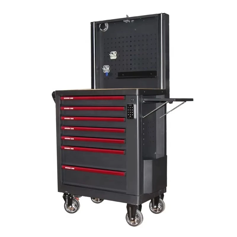 UE-3317-SS Digital Lock Cabinet with Caster Trolley Tool Sets Boxes Garage Tool Cabinet with Tool Sets