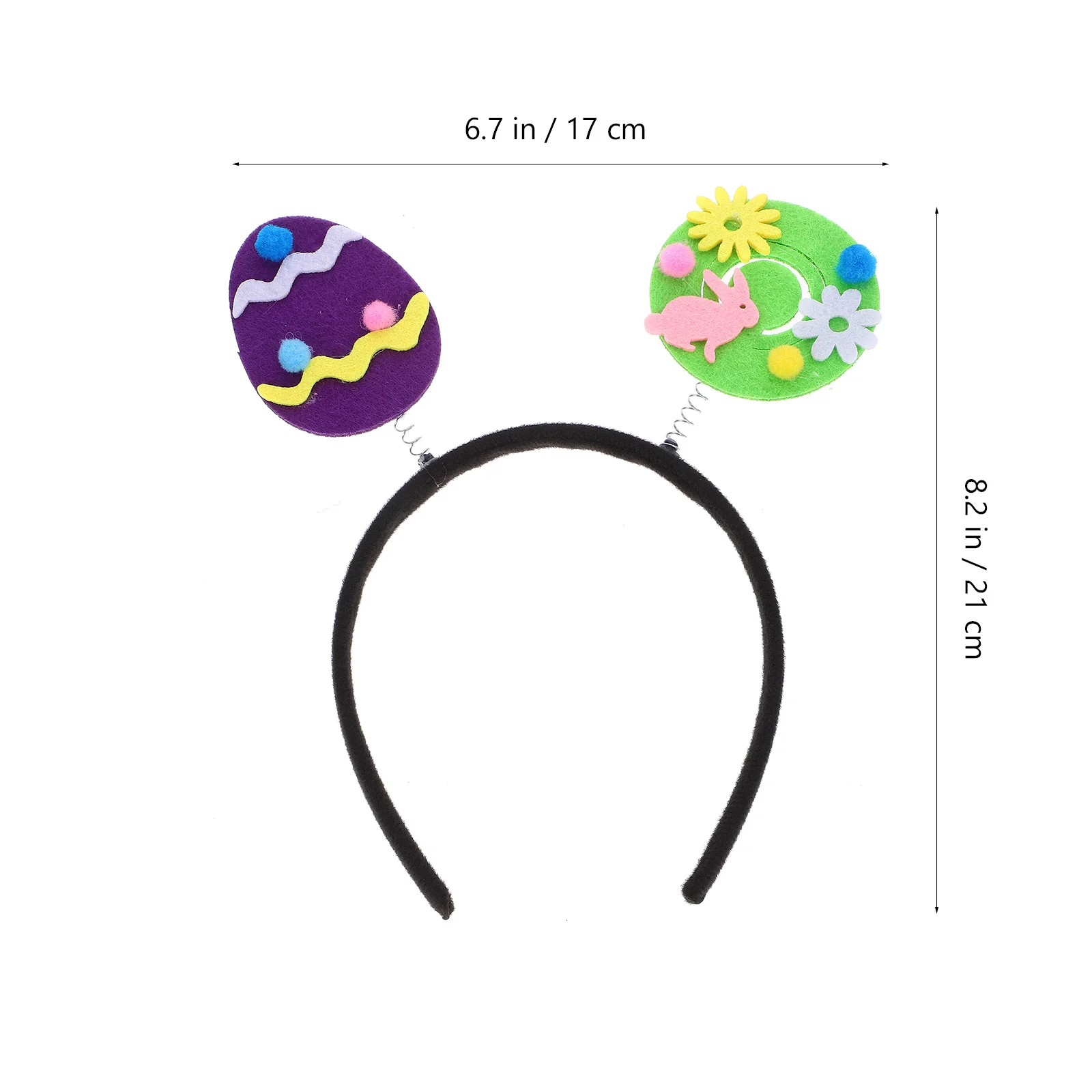 

Lovely Easter Cartoon Bunny Kids Party Headband Ear Hairband Girls Kids Party Costume Accessory Decor With Easter Eggs