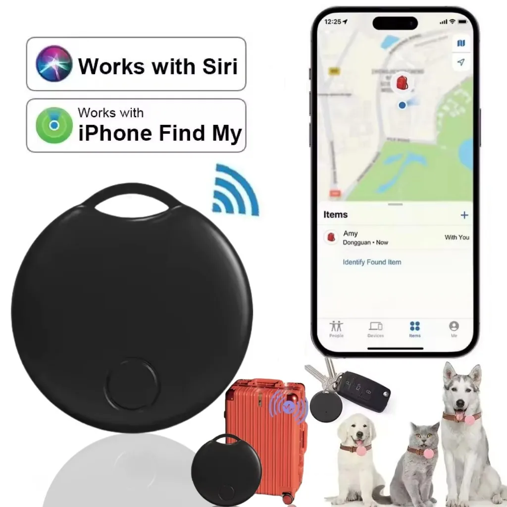 Mini GPS Mobile Bluetooth5.0 Tracker Anti-Lost Device Pet Kids Bag Wallet Tracking Smart Finder Locator Via Apple Find My