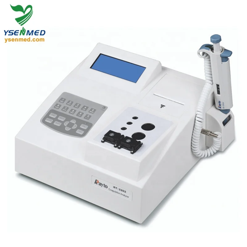 Ysenmed 2 channels semi auto blood coagulation analyzer lab semi-automatic   semi-auto  