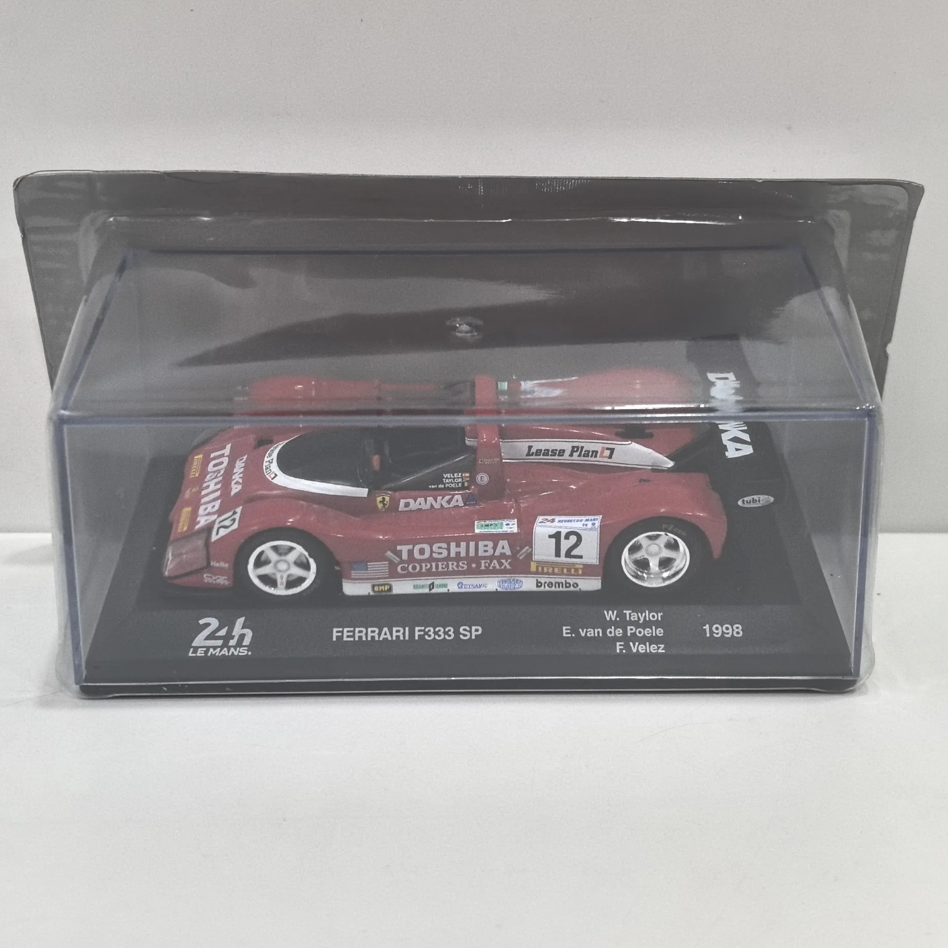 Diecast IXO 1/43 Scale F333 SP #12 24H LEMANS 1998 Formula Racing Car K9 Alloy Car Model