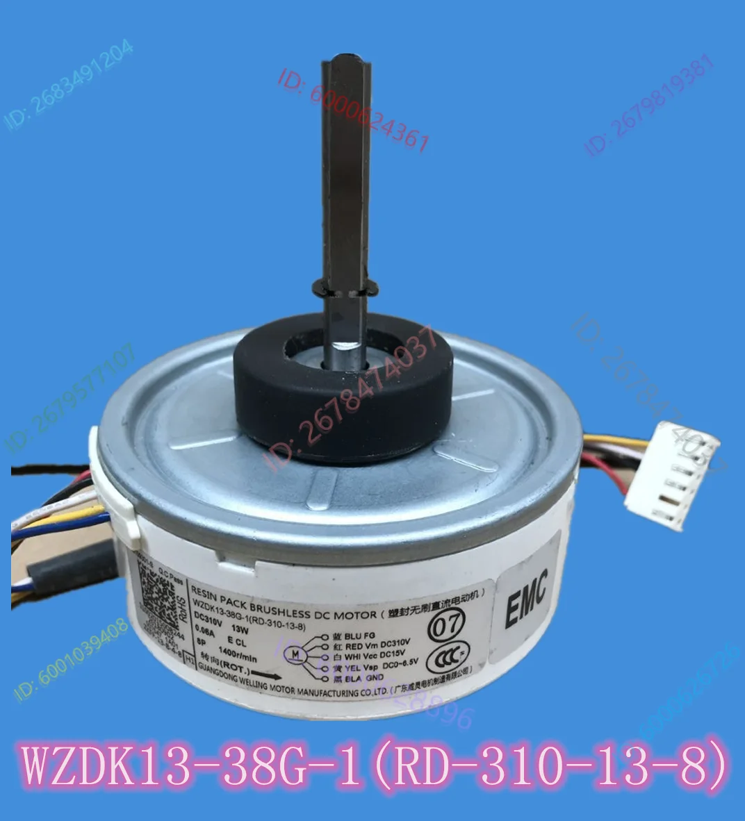 

Подходит для двигателя постоянного тока с регулируемой частотой кондиционера WZDK13-38G-1/3 (RD- 310-13-8)