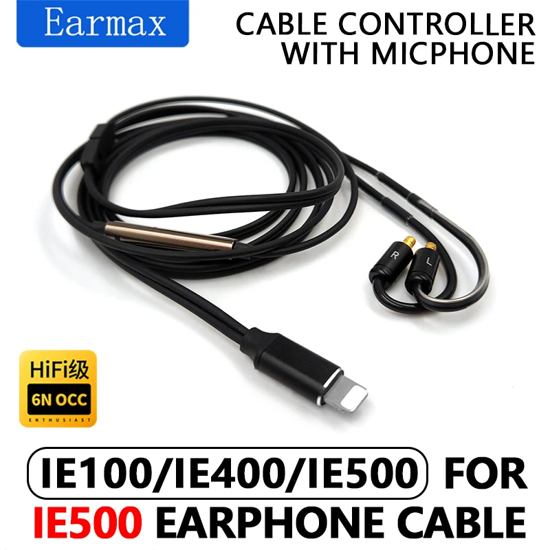 For Sennheiser IE100 IE400 IE500 IE100Pro Earphone Replaceable Apple Iphone13 14 15 USB-C TYPEC Lightning to IE500 Upgrade Cable