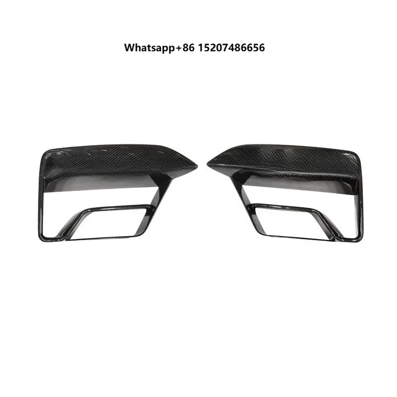 High Quality Dry Carbon Fog Lamp Frame Decorative Panel Suitable M5 F90 Front Bumper Vent Decorative Panel