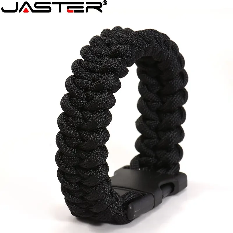 New Nylon Braided Bracelet USB Flash Drive 64GB 4 Colors Creative Gift Pen Drives 32GB 16GB 8GB 4G Funny Memory Stick 2.0 U Disk