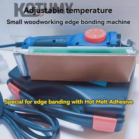 Portable Self-Adhesive Edge Bander Machine For Wood And PVC Adjustable Temperature Manual Woodworking Banding Equipment