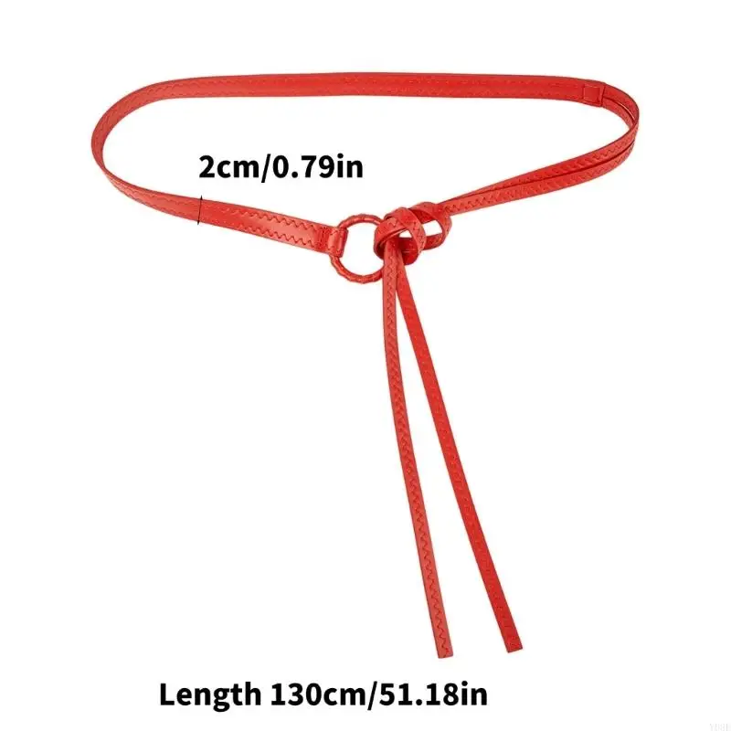 Environmental Friendly Mixture Clip Interlaced Belt Soft Faux Leather Belt Comfortable Waistband For Business Casual Y08E