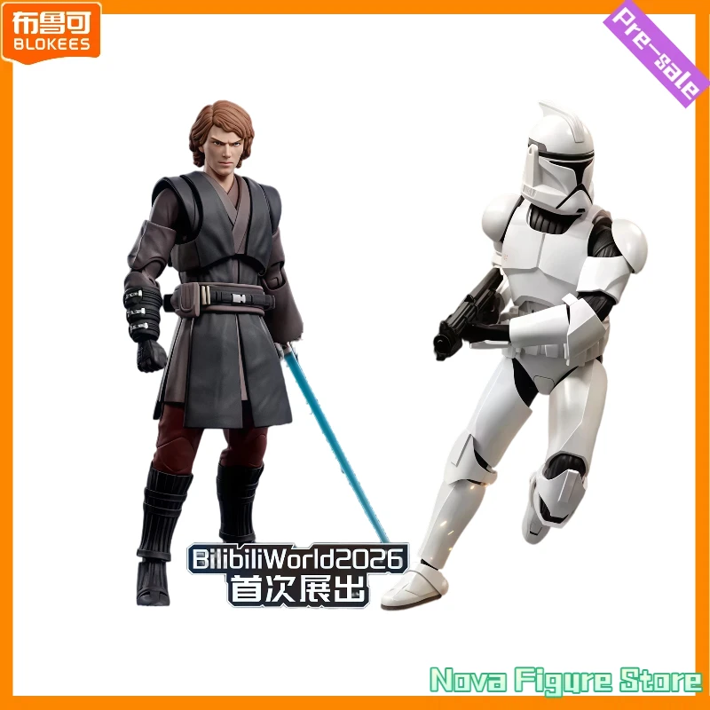 先行販売-blokees-スターウォーズ-チャンピオンクラス-ルーク・スカイウォーカー-クローントルーパー-ポーズ可能な組み立てモデル-アクションフィギュア-おもちゃ-ギフト