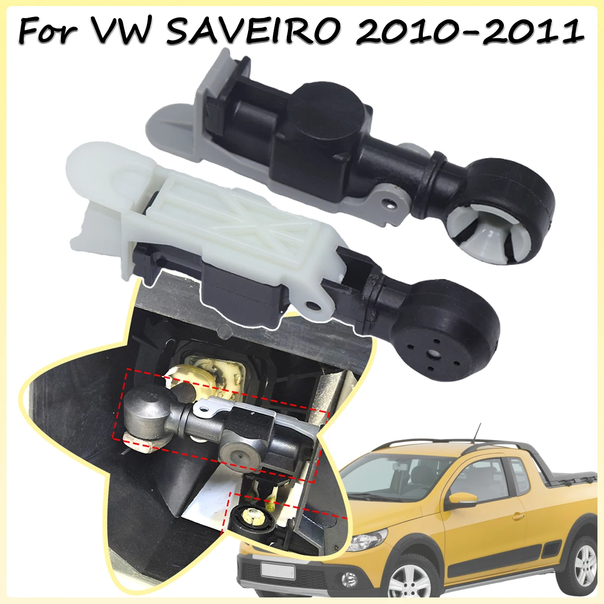 Cable de Palanca de Cambios para VW Saveiro 2010-2011 MT, Kit de Reparación de Cable Bowden para Selector de Cambios