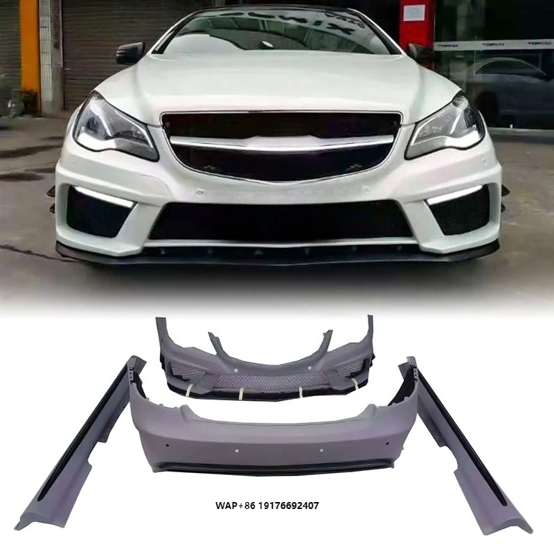 E-Class W207 Carbon Fiber Body Kit Components Front Bumper Side Skirts Rear Bumper Front Lip Diffuser