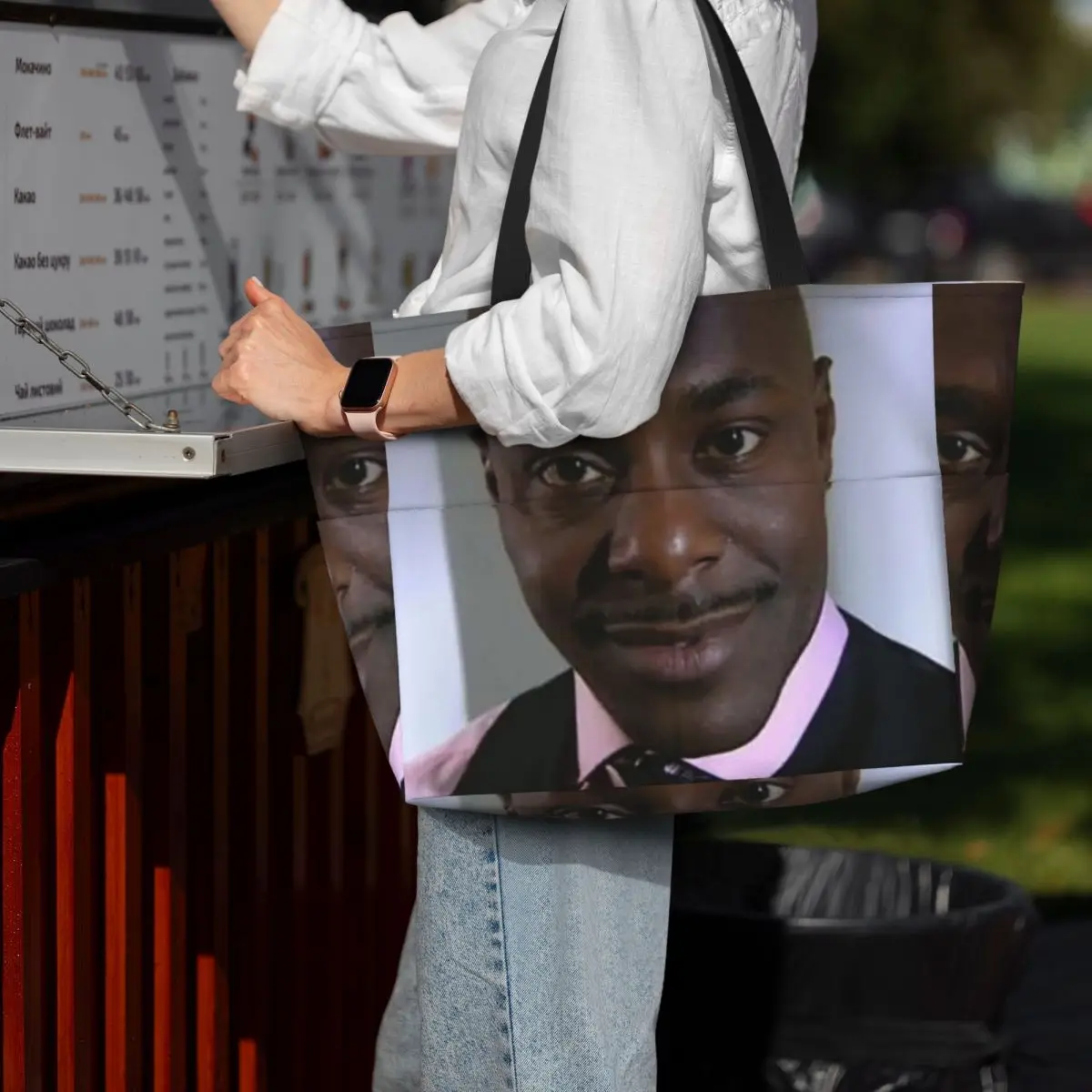 Alan Johnson Peep Show Beach Tote Bag Sport Gym Yoga Duffle Large Tote Bag Women Travel Bag Fitness bag